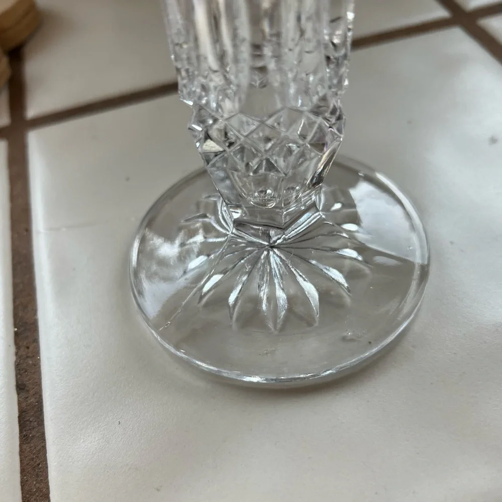 Vintage Crystal Vase, Cut Glass - Picture 4 of 7